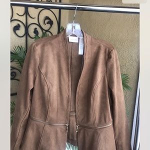 Chico’s camel jacket size 1
